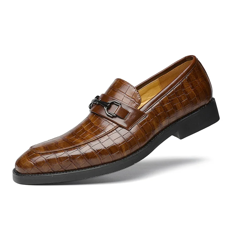 

Hot Sale Fashion Office Genuine Leather Shoes Dress Mens Leather Shoes, Brown,black