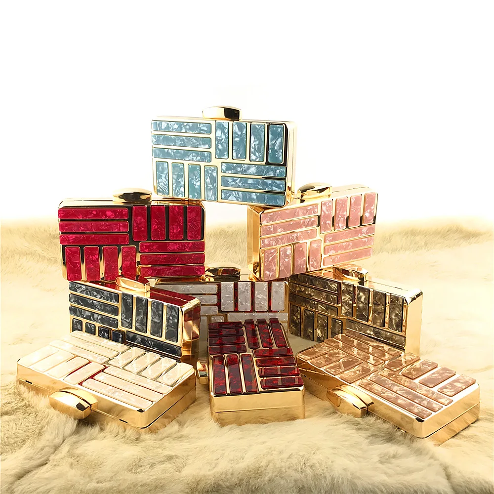 

CSMEI Bling party purses for women rhinestone messenger square clutch bag wholesale, 13colors