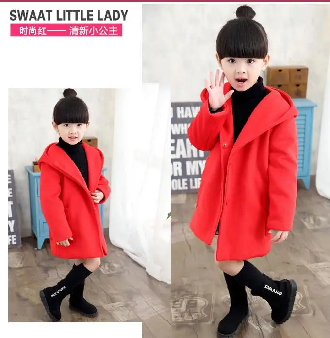 

2020090531 Young Girl Woolen Coat