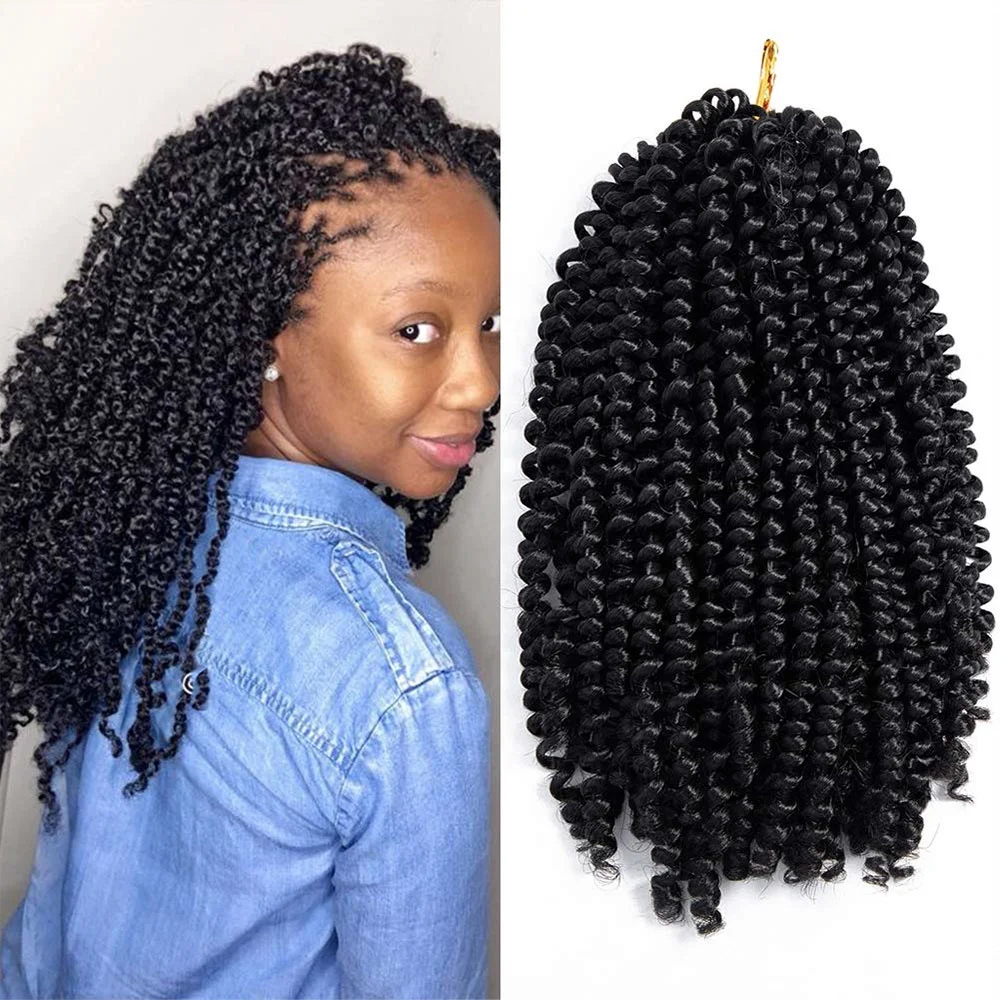 

New Nubian/Spring/Bomb Twist Hair Crochet Braiding Hair Styles