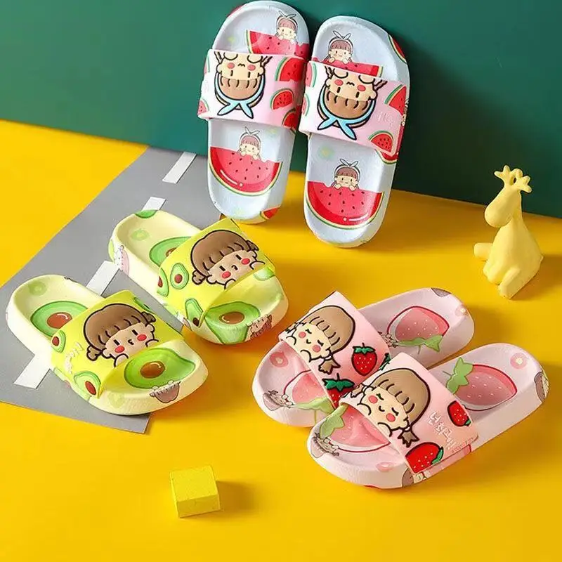 

Footwear wholesale PVC Children sandal Slippers Summer girls Crystal Diamond Bling Rainbow Slides Beach Sandals PVC kids Shoes, Black, pink, rose red, green, yellow, white