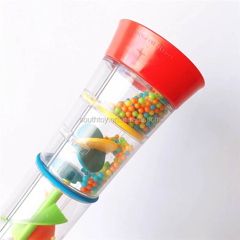 Toddler Rainstick Tube Shaker Twirly Whirly Active Rainmaker Rainfall