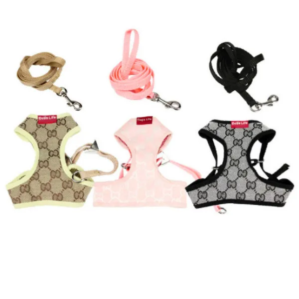 

Small Dog Harness and Leash Set Pet Cat Vest Harness Bow Mesh Padded For Small Puppy Dogs Chihuahua Yorkies Pug G Font