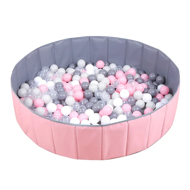 

Hot Selling Kids Baby Soft Indoor Pit Ball Pool Toddler Foldable Round Pit Ocean Game Kids Balls Pool 80CM