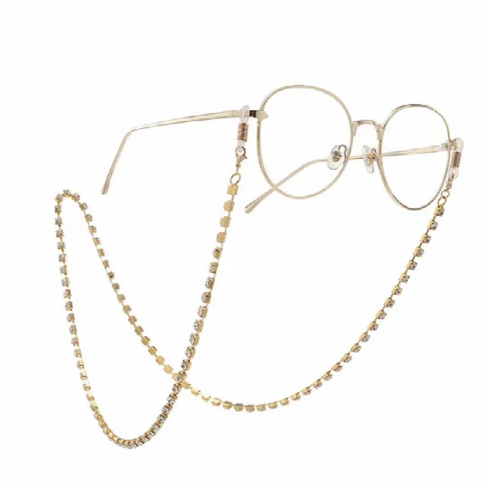 

High-grade Rhinestone Anti-skid Glasses Chain Personalized Gashion Glasses Rope Lanyard