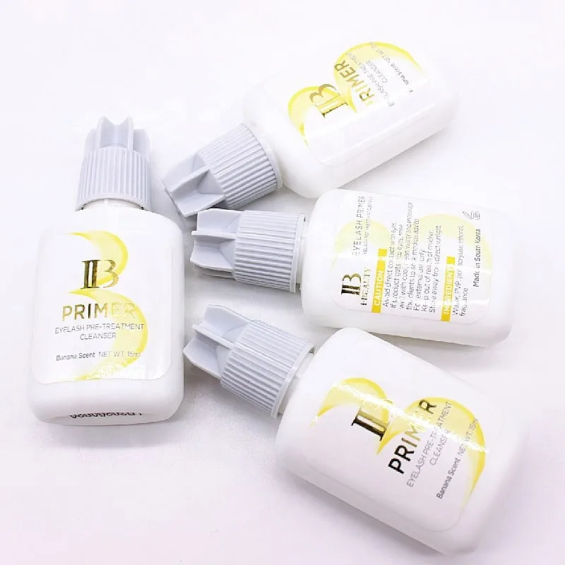 

allergy-free lash primer with private label glue primer i-beauty IB eyelash extension Banana Scent Primer