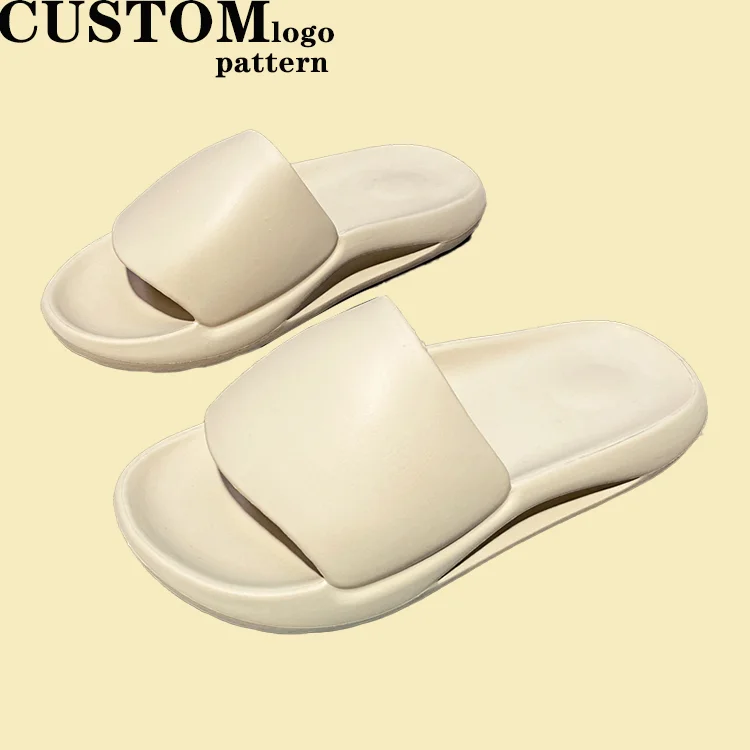 

Men Women Summer Beach Slippers Luxury Brand Fashion Outdoor Indoor Eva Soft Anti-slip Male Thick Serrated Sole Flip Flops Shoes, All color available