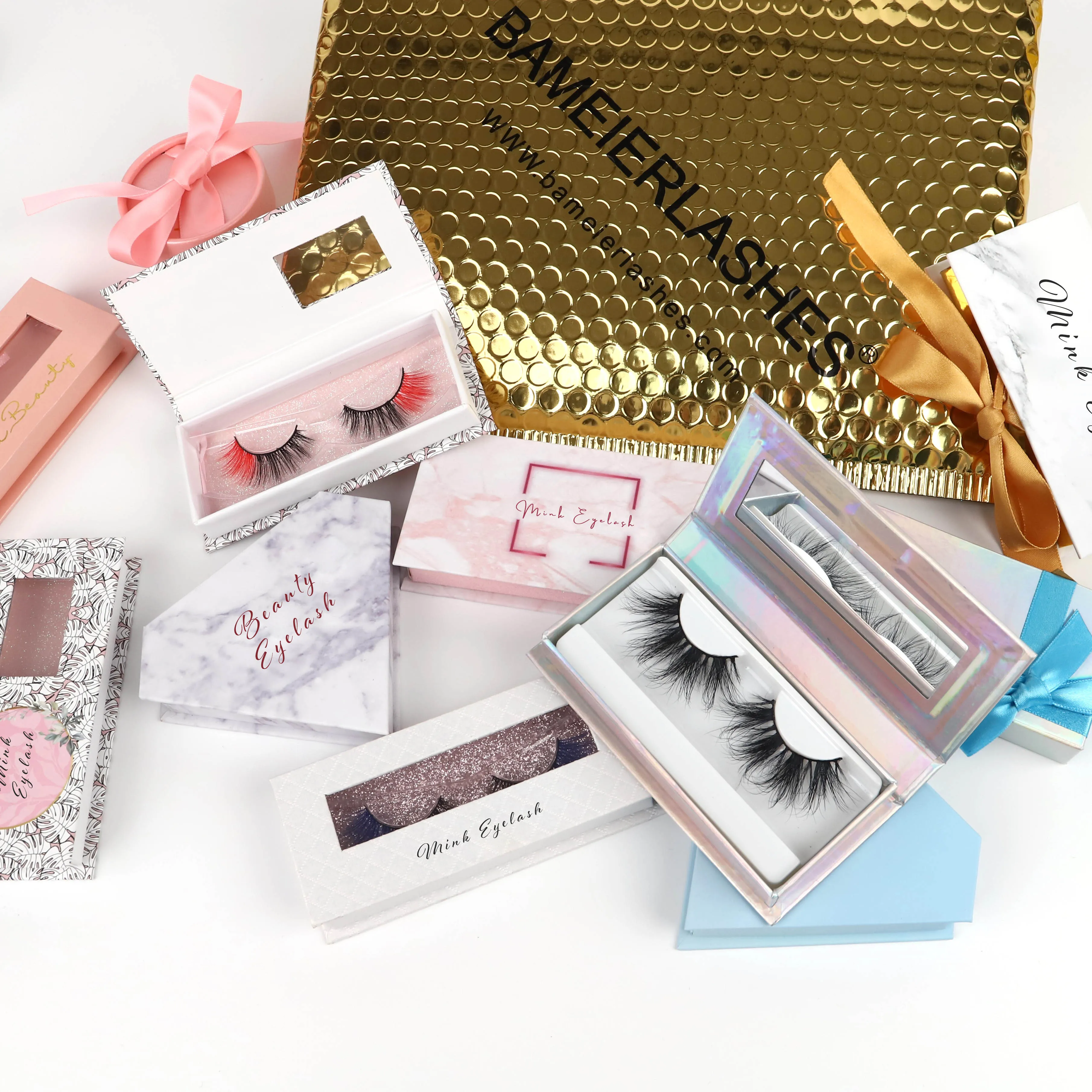 

Eyelash vendor wholesale mink lashes factory price 100% handmade mink eyelashes
