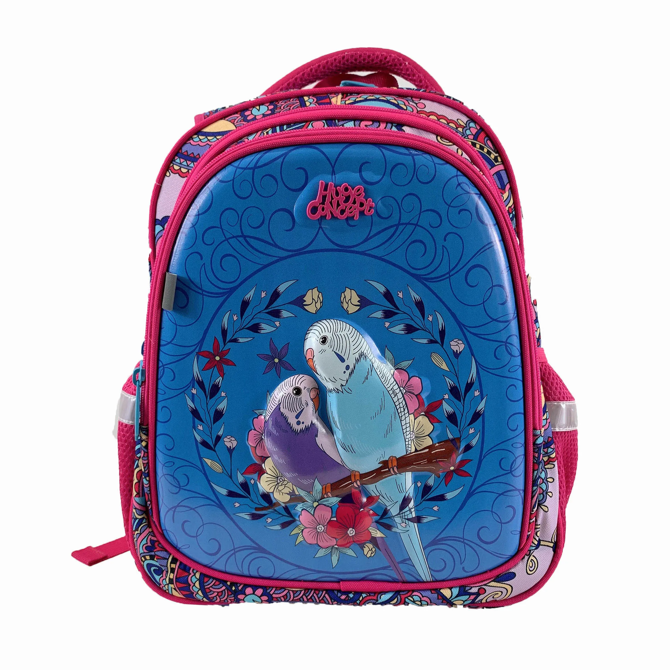 

Fashion Colourful School Backpack for Girls Children Carton Shoulder Daypack