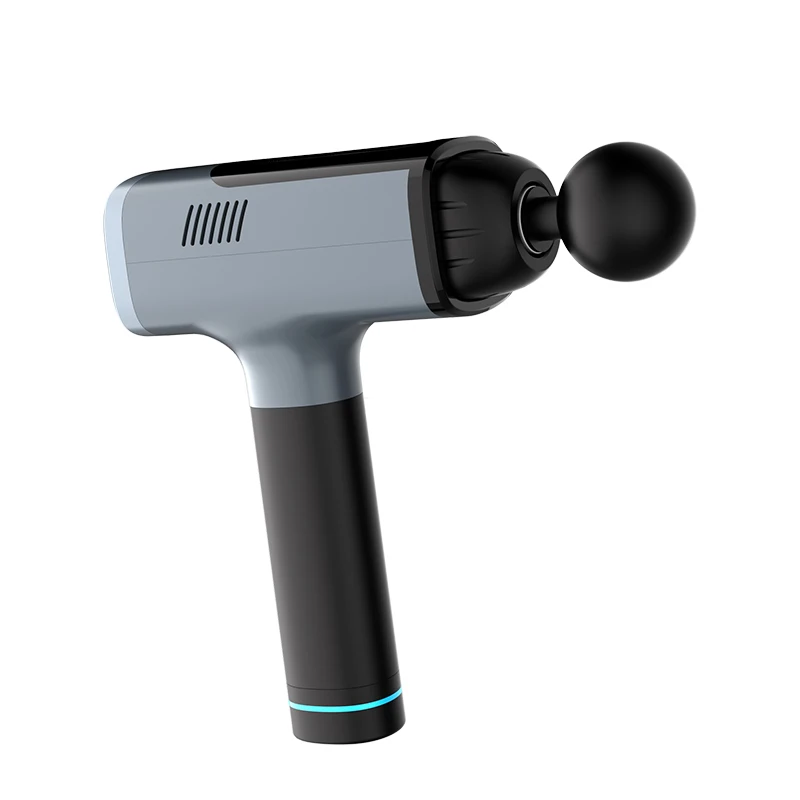 
Drop shipping deep tissue body muscle cordless massage gun with 5 replaceable heads 