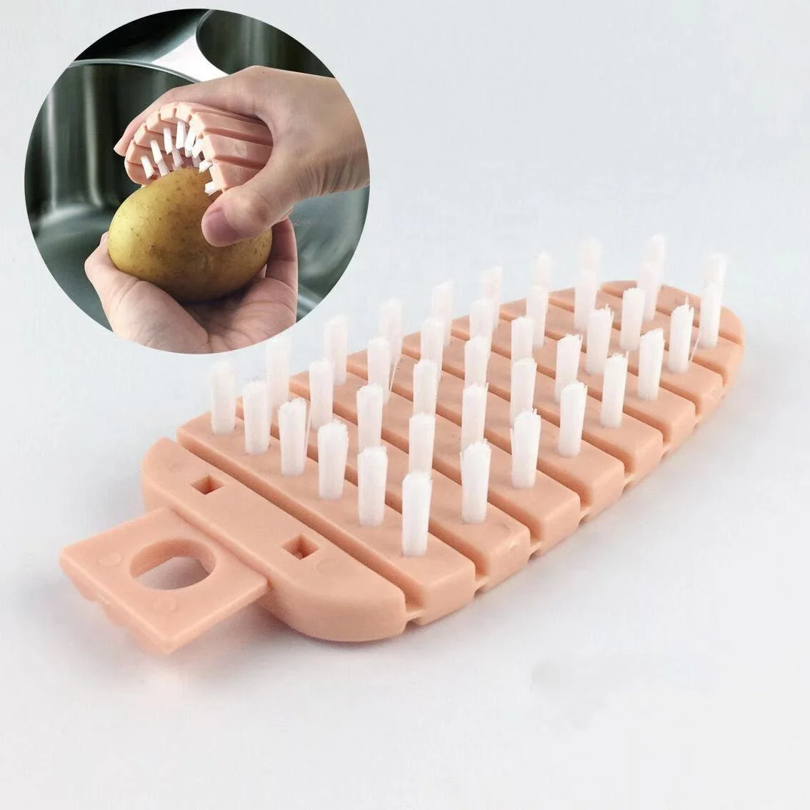 

FY Vegetable and fruit cleaning brush does not hurt the fruit brush