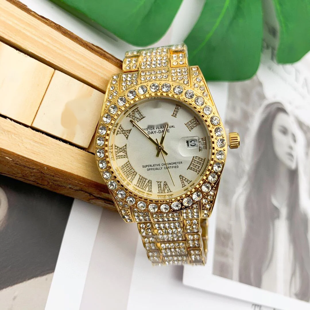 

Factory Direct High Quality Moissanite Watch Diamond Luxury Watch For Men Men Watches Waterproof