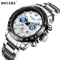 

BOYZHE brand WL009-2G hot selling stainless steel mechanical waterproof automatic wristwatches business for men watch watch mens