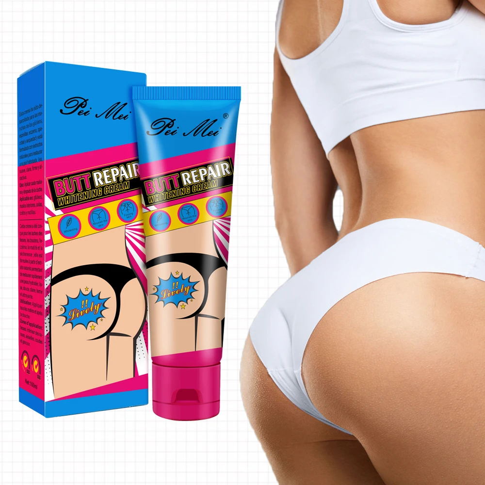 

OEM Dilute melanin office hips up fiming cream moisturizing Repair hip whitening Cream for Buttocks hip tight and smooth, Transparent oil liquid