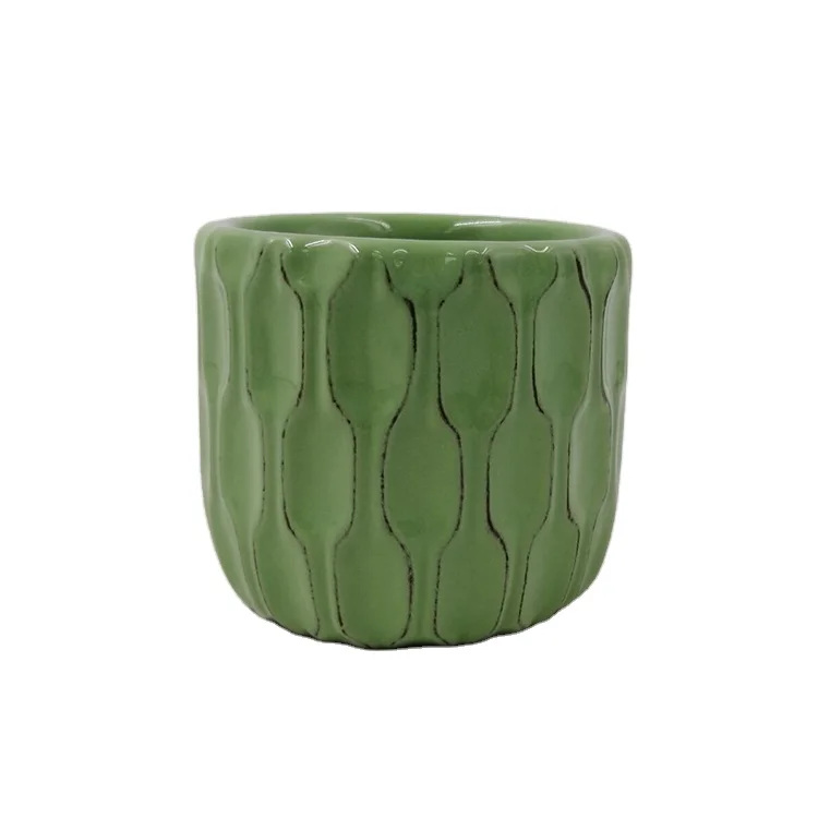 

New design mini round ceramic succulent flower pot manufacturers, As photo