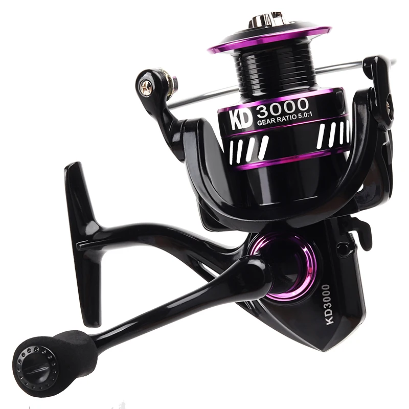 

TOP RIGHT KD1000-6000 Stainless Steel Bearing Metal Fishing Reel Spinning Reel lfor Saltwater And Freshwater Baitcaster