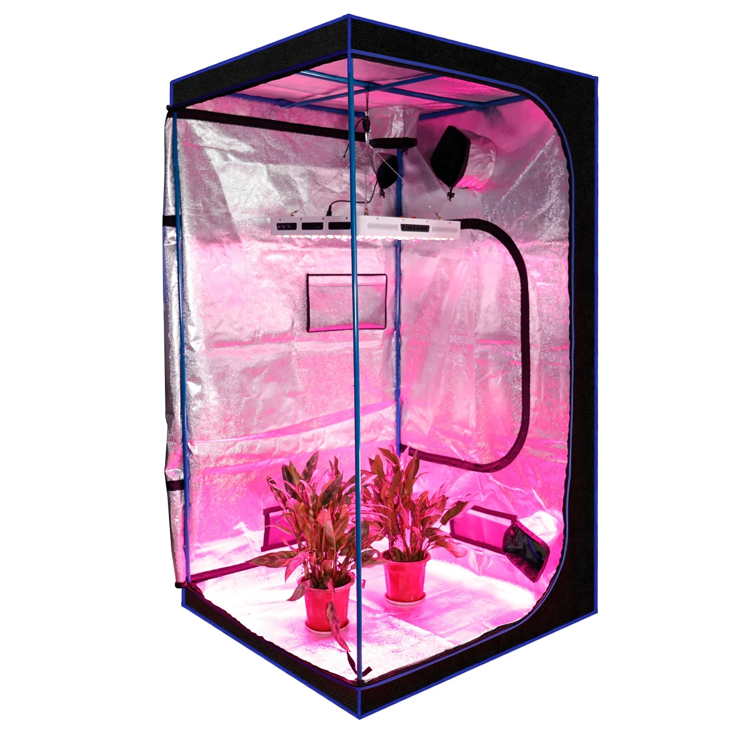 

Phlizon  Grow Tent Indoor Hydroponic Plant Growing Room Mylar Reflective 600D for 4x4ft