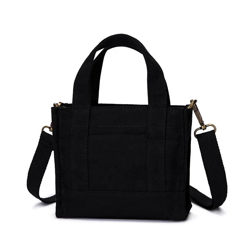 

Small bag female new Korean canvas personality wild shoulder bag ins super fire casual simple messenger bag
