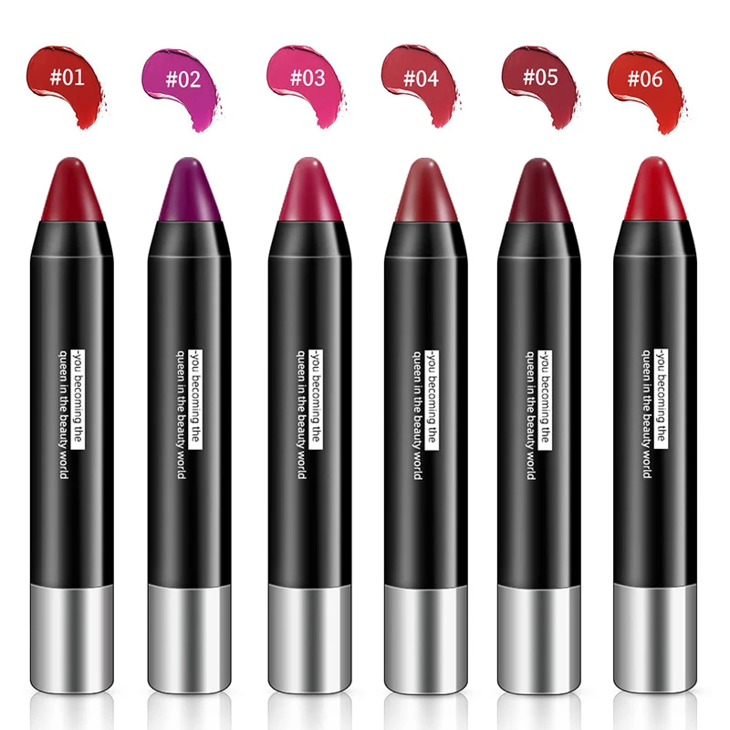 

Customized logo new arrive long lasting cream lipstick pencil