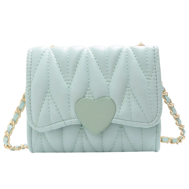 

2021 Kids Baby Girls Love Heart Shoulder Bag Handbag Key Coin Purse Children Mini Crossbody Bags, Picture