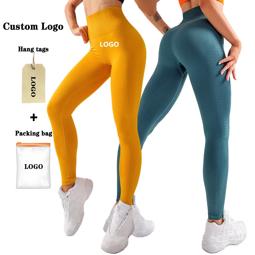 

New seamless leggings gym women butt lift nylon yoga leggings, Printed