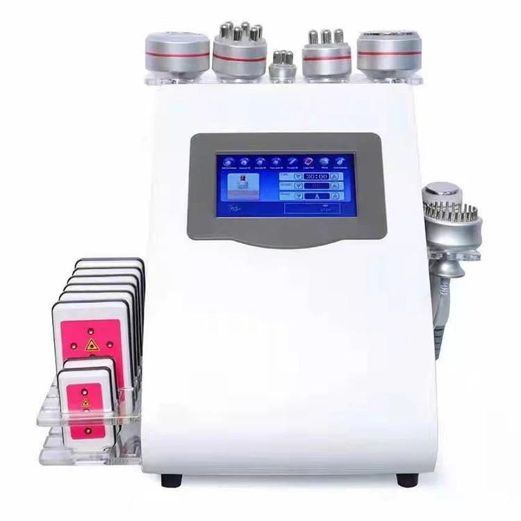 

2021 laser vaccum system 40k cavitation rf weight loss machine multi-functional 9in 1 slimming