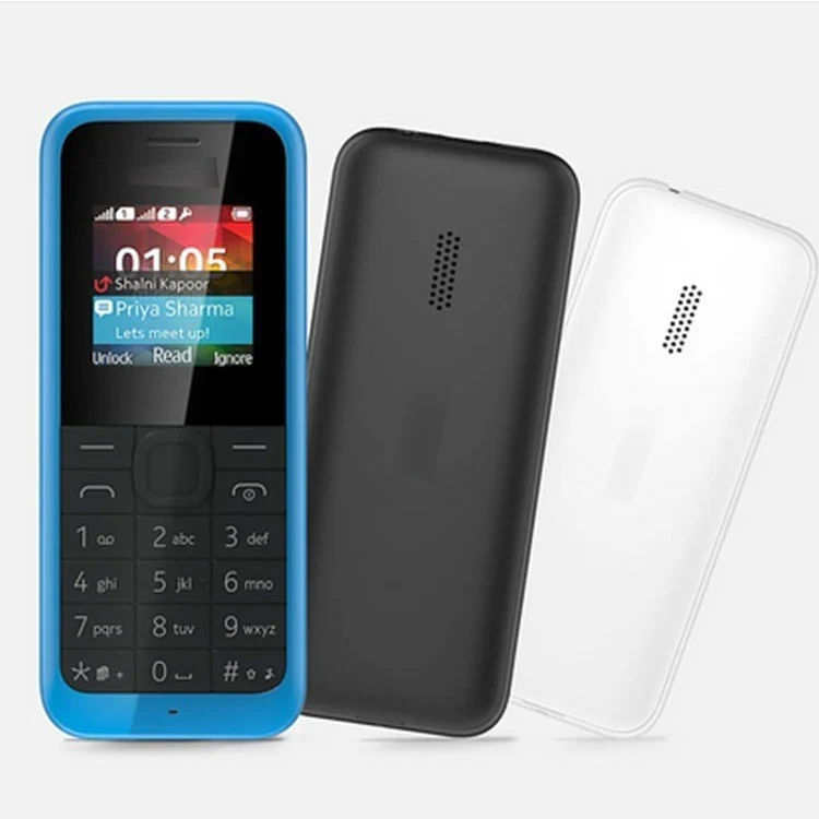 

HF070 For Nokia 105 (2019) Quad-Band Single Card Multi-Mode 2 GSM RM1134 Mobile Cell Phone
