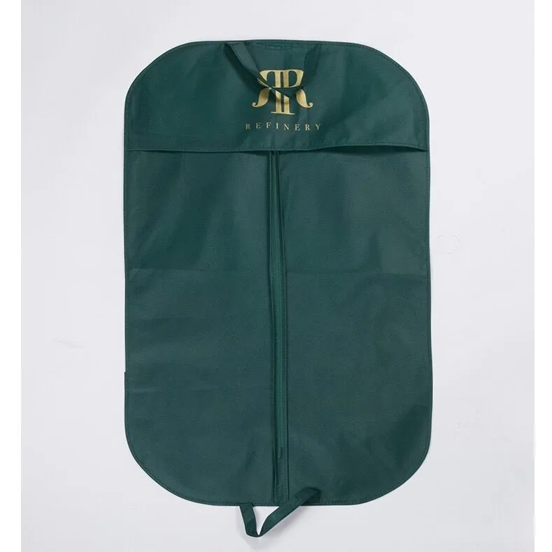 

Travel Dust Cover Foldable Dress Clothes Suit Protector Garment Non Woven Bag with Zipper Personalized Custom Fashion Storage, Customized