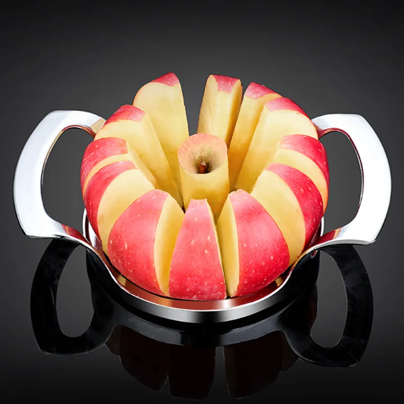 

Kitchen Gadget Stainless Steel Blade Manual Apple Corer Slicer Fruit Cutter mini apple cutter Apple slicer