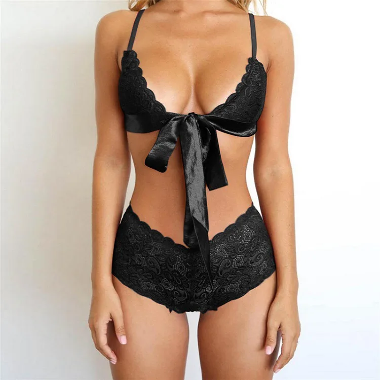 

Fine Workmanship Wholesale Lace Set Custom Design Made Lingerie