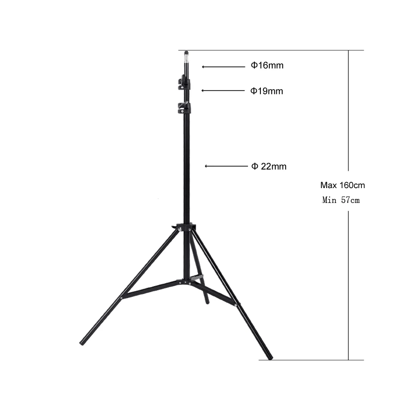 

Tripod for Smartphone  Height Light Stand Portable for Ring Light Tik tok Mobile Tripod Stand