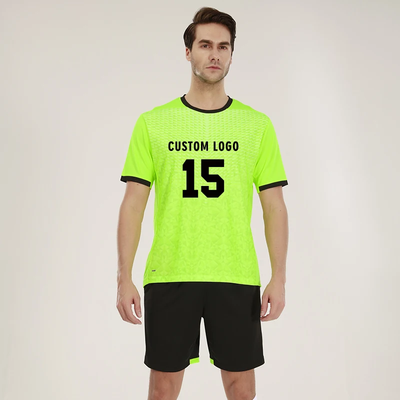 

Factory Directed Sale Football Club Plain Blank Quick Dry Soccer Jerseys Set