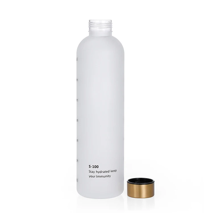 

ECO-Friendly Free Sample Wholesale Portable Sport Water Bottle AS/Tritan Plastic Water Bottle with Timescale for GYM, Customized color