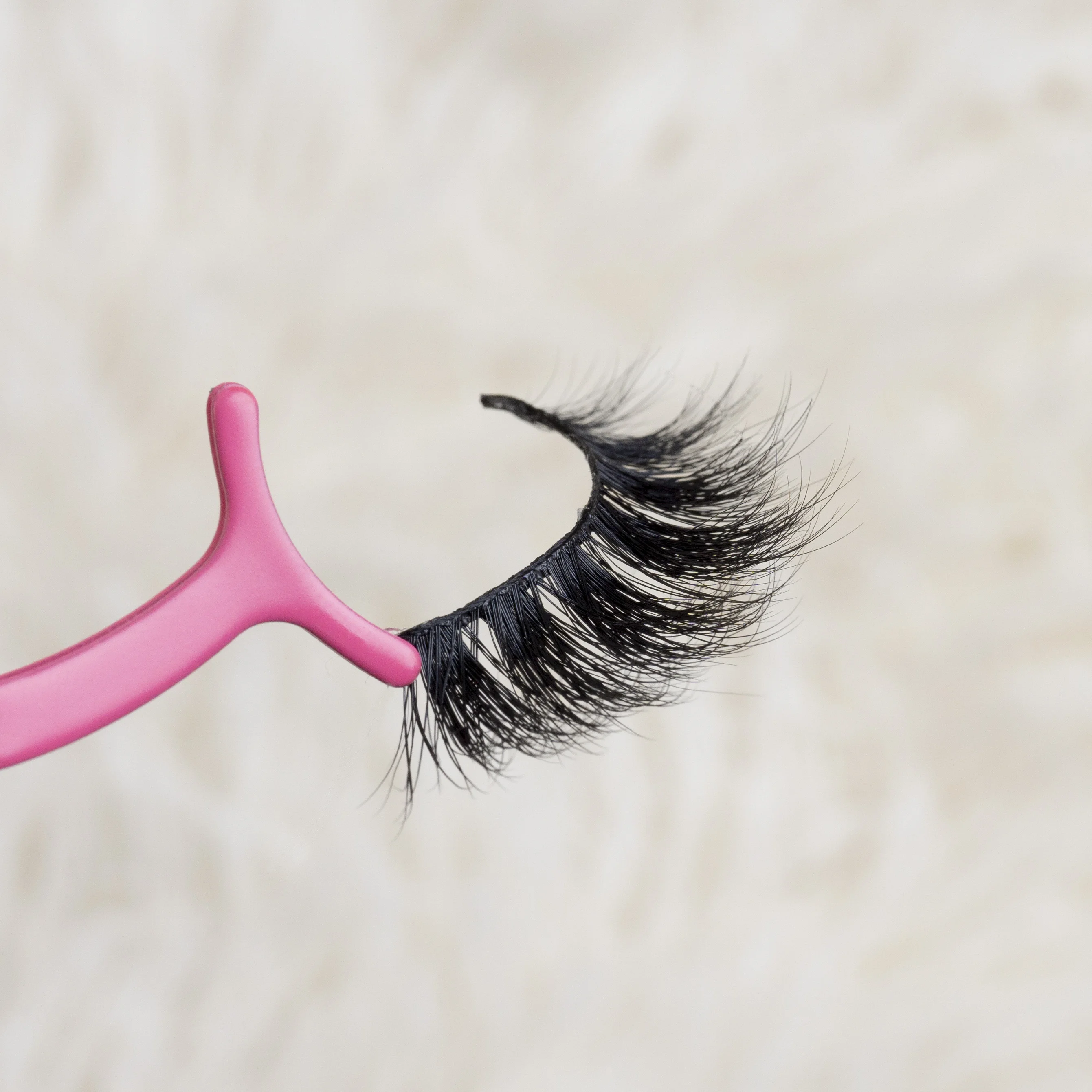 

1 pair 3d nature extension top quality mink fur fluffy false eyelashes 14mm