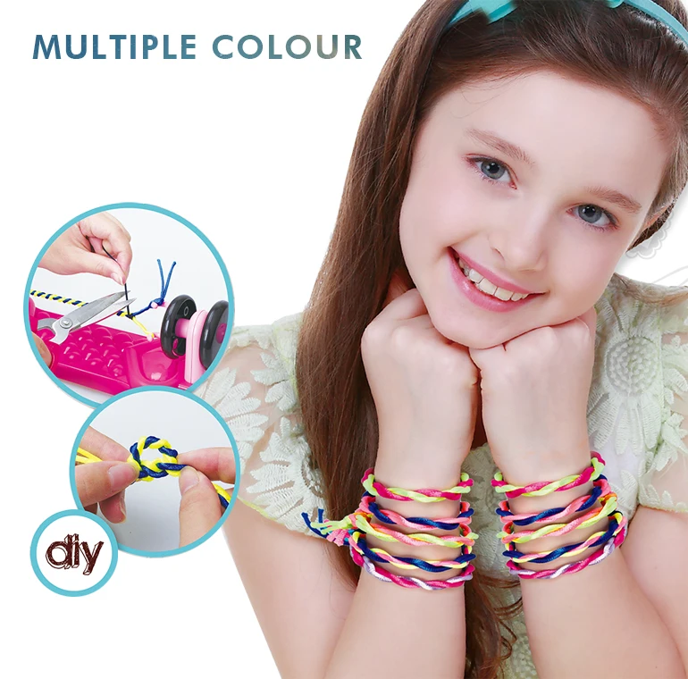 Girl Best Gift Jewelry Box Set Knitting Machine Wrist Twists Bracelets