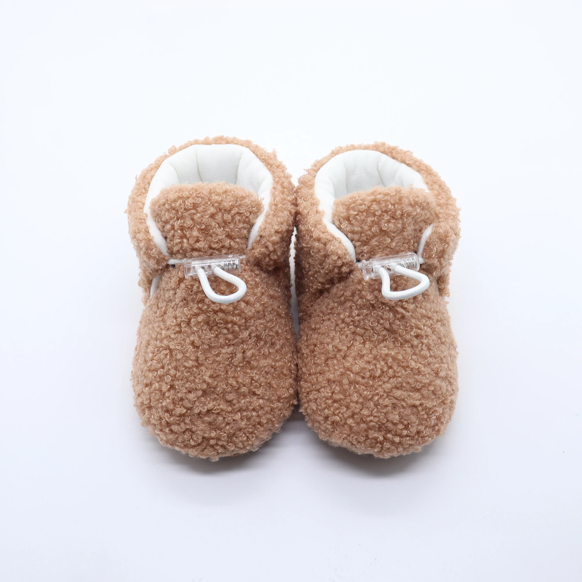 

High Quality New Style Winter Newborn Warm Plush Casual Shoes Pure Color Baby Boots