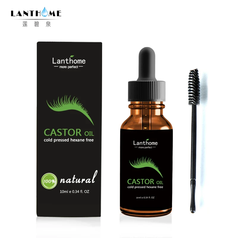 

10ml Eyelash Growth Serum Eyelash Enhancer Natural Castor Oil Maintenance Nourishing Eyelash Eyebrow Hair Essential