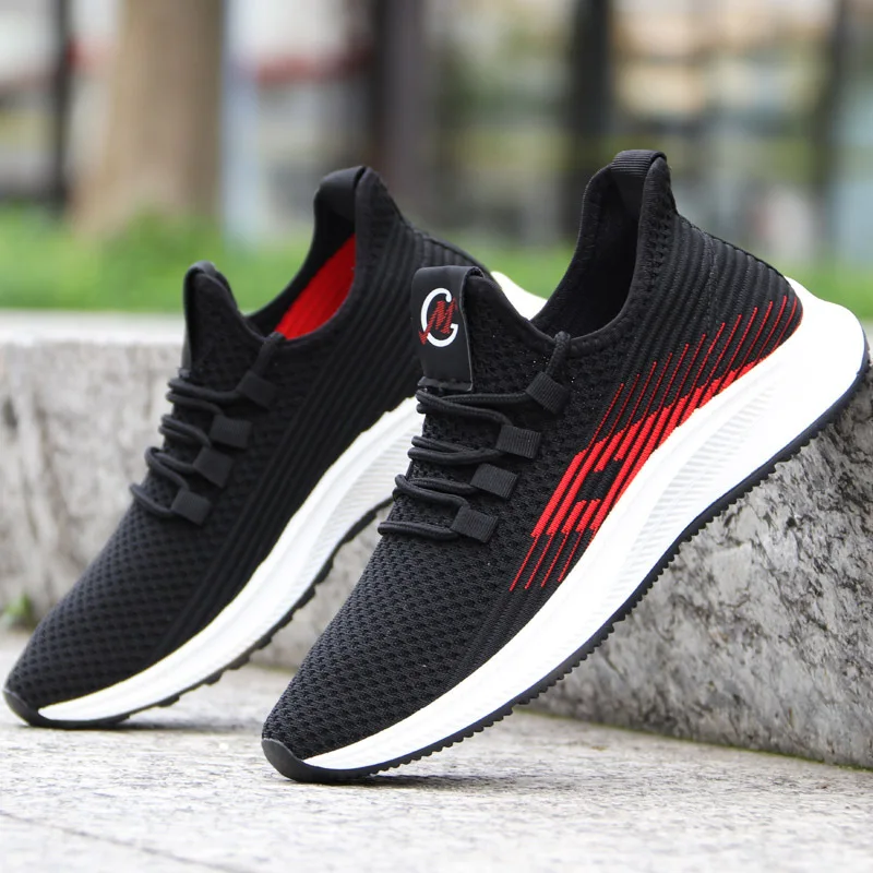 

Fashion Black Cotton Fabric Lining Trial Run Shoe For Men Stylish Sports Shoes Running Trainers Athletic Sneakers, Mutiple