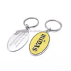 Fine Custom Logo simple and personality lovely design shape keychain