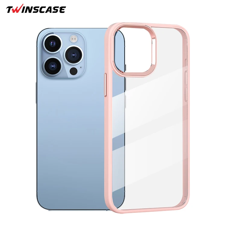 

Mix Color Full Cover Phone Cases for iPhone 13 TPU PC Carcasa para Celular Clear Mobile Phone Cover For iPhone 12 13 Pro Max