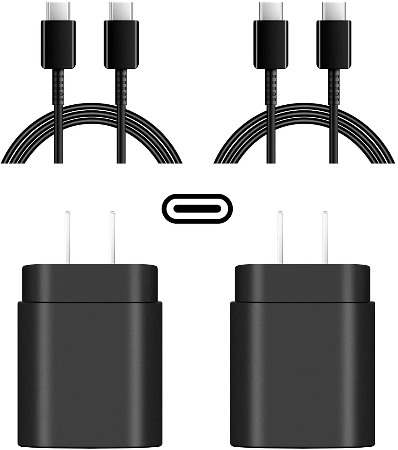 

25W PPS PD3.0 protocol USB C Charger PD Type C Fast Charger Super Fast Charging Wall Charge For SAMSUNG, Black white( customization )