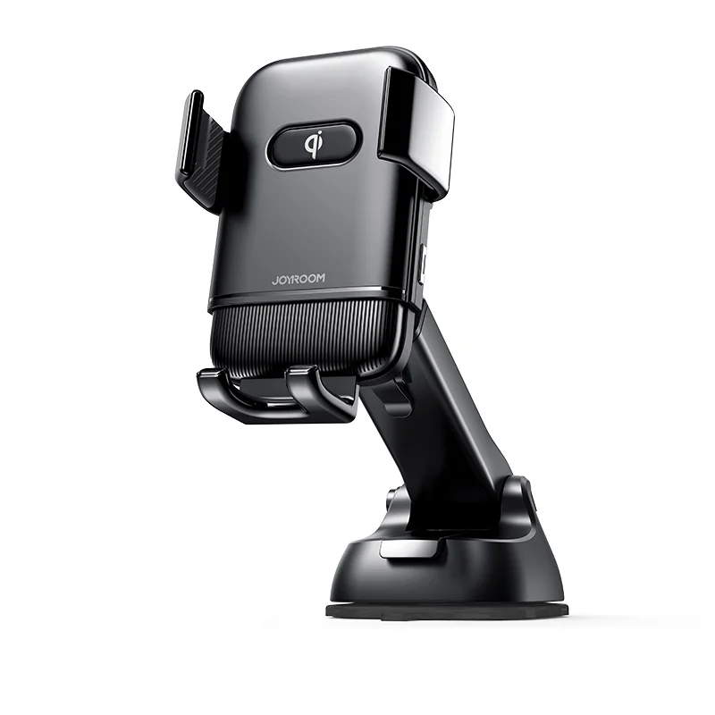 

Joyroom New QI FCC Wireless Phone Car Mobile Holder With Dashboard Function, Black