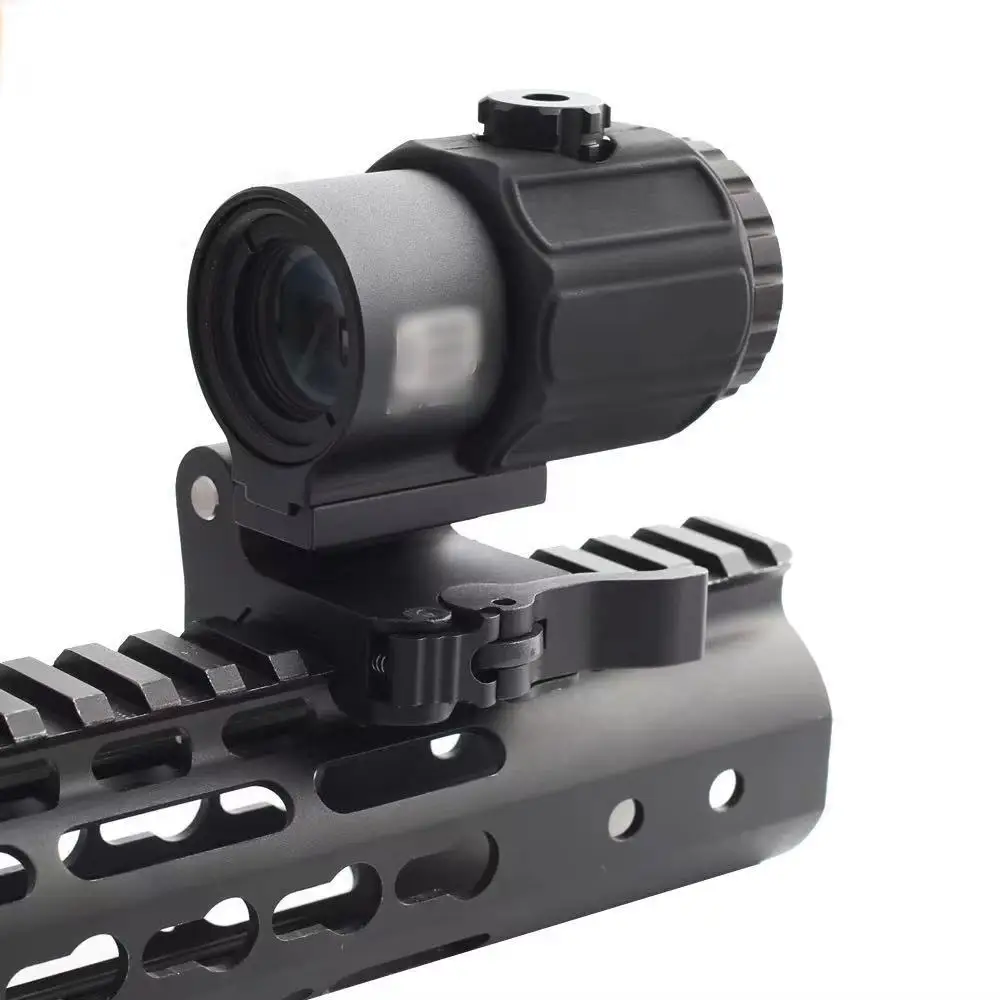 

G43 X3 Magnifier Airsoft Scope Red Dot Sight QR Black New 2020 Model Tactical