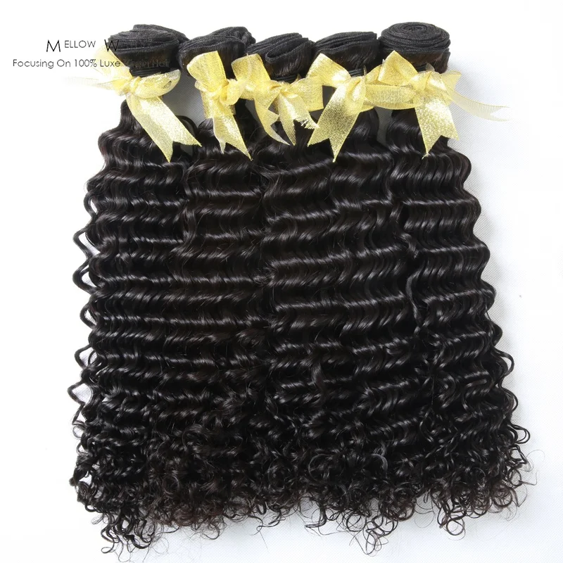 

12A 100% unprocessed remy Mongolian Kinky Curly Hair Cuticle Aligned bundles, Black