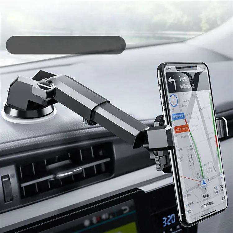 

New Super Suction Windshield Cellphone Holder 360 Degree Mobile Phone Car Mount, Black