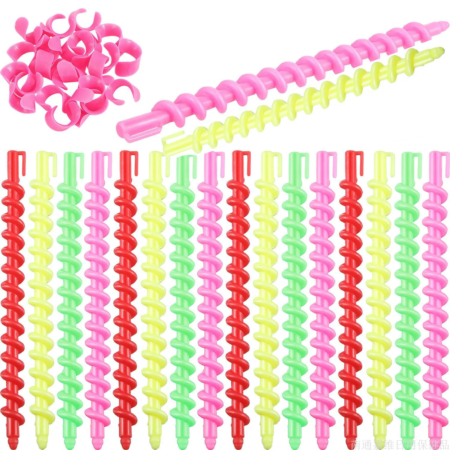 

Plastic Spiral Hair Perm Rod Spiral Rod Barber Hairdressing Hair Rollers Salon Tools for Women