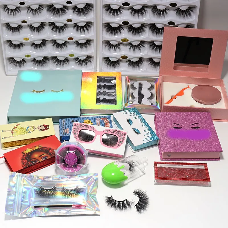 

AG181 Hot on Amazon curler heated extension bed mink strip eyelashes, Black color