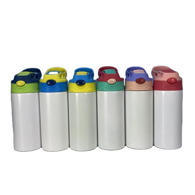 

usa warehouse  kids sublimation tumblers stainless steel insulated water bottle, Pink,blue,green,red,dark blue,yellow