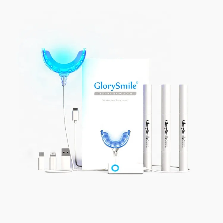 

FDA and CE Registered Hot Sell Phone Connect Professional Home Use teeth whitening kits private logo