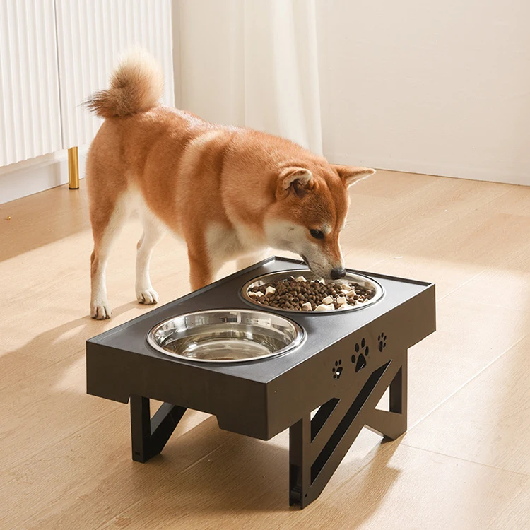 

Wholesale Luxury Thick Base Portable Stainless Steel Dog Cat Indoor Water Feeder Bowl